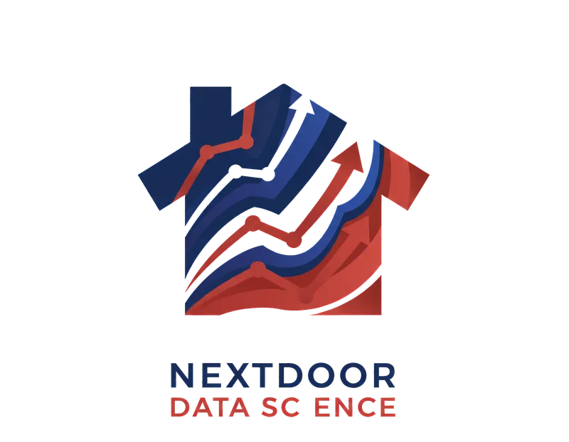 A Nextdoor logo for the Data Science team in abstr...
