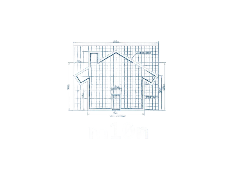 A logo for m10n as an engineering blueprint schema...