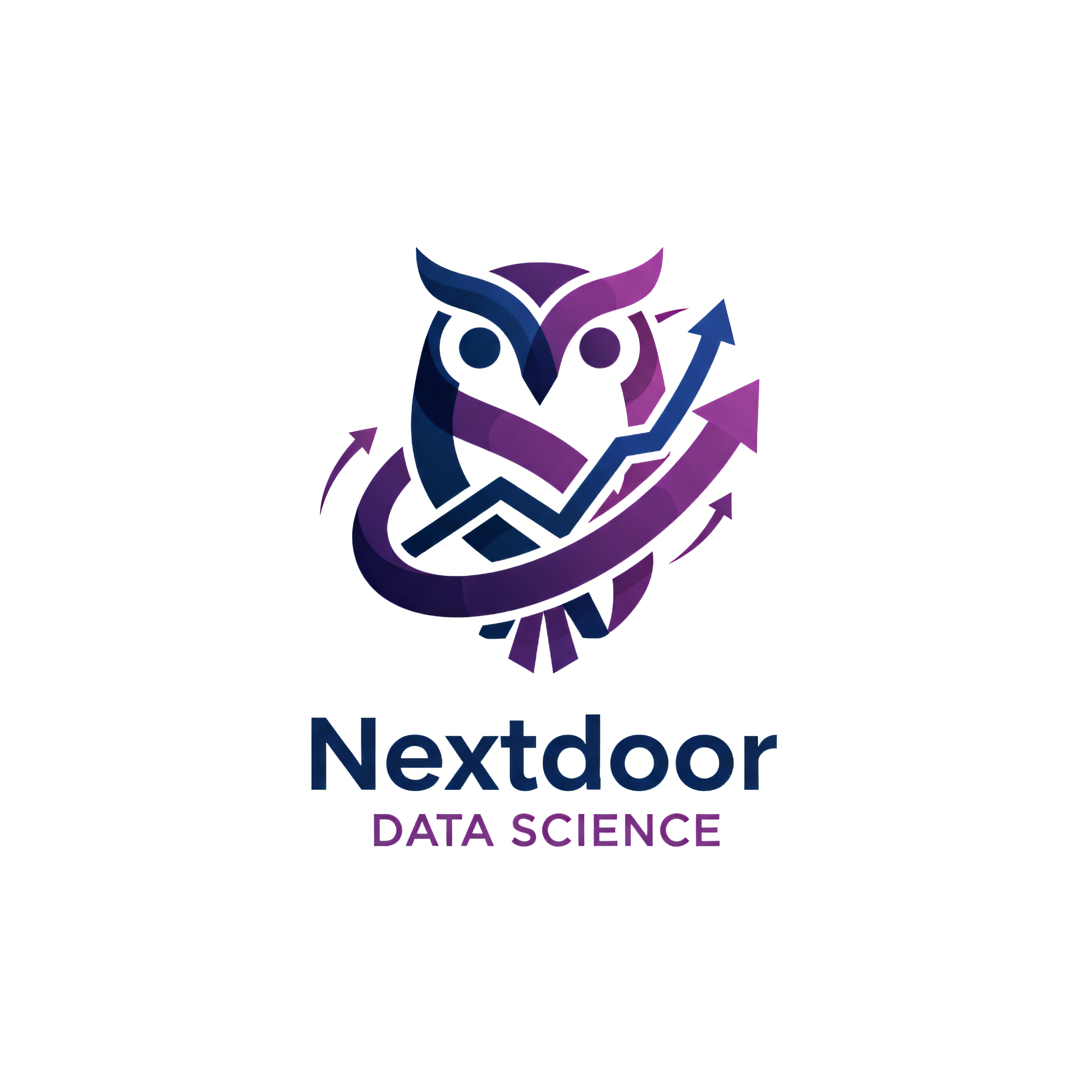A Nextdoor logo for the Data Science team in abstract corporate style with ...